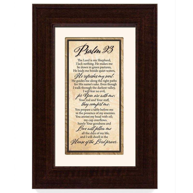 James Lawrence Dexsa Framed Art-Words of Grace-Trust in The Lord (8" x 16") - Image 2