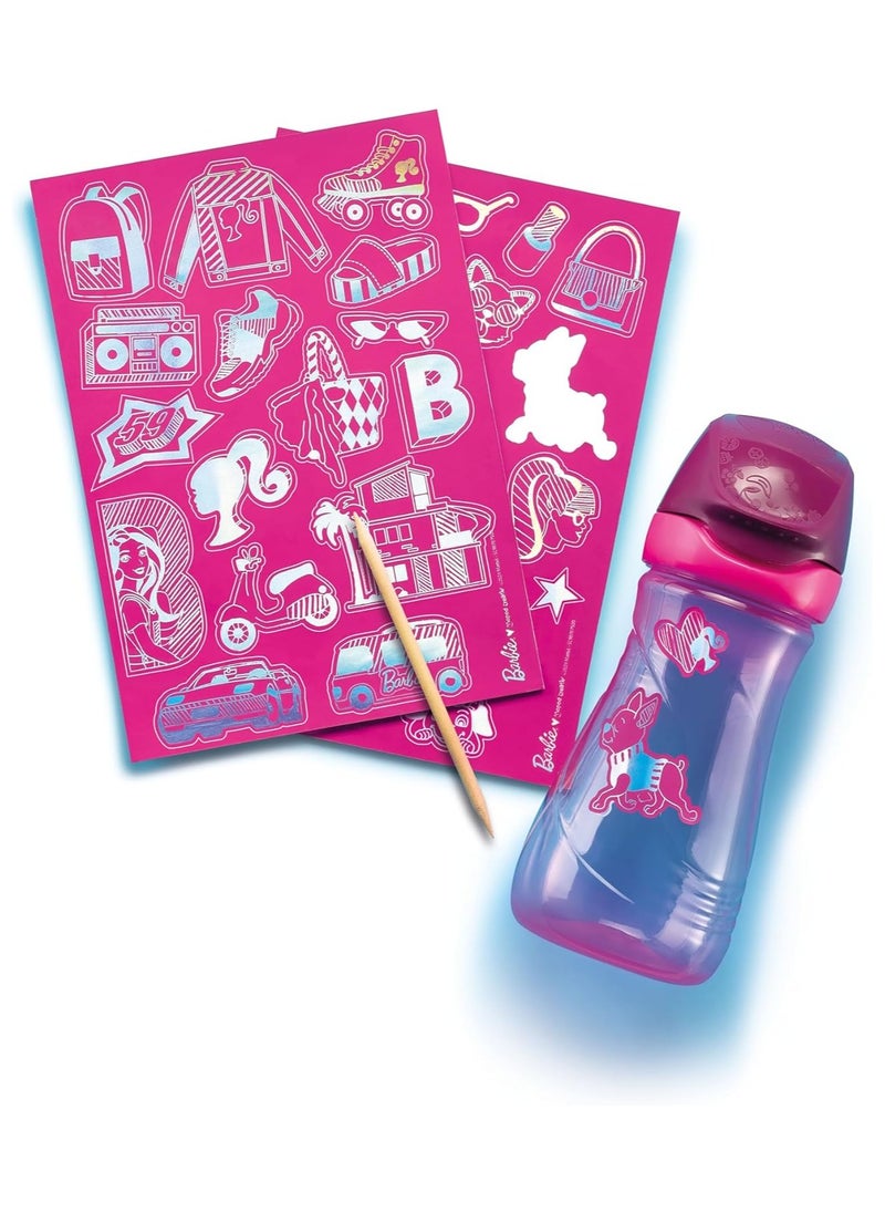 Maped - Maped Creative Scratch Art Barbie Scratch Stickers for Children 70 Barbie Stickers with Holographic Effect from 5 Years - Image 1
