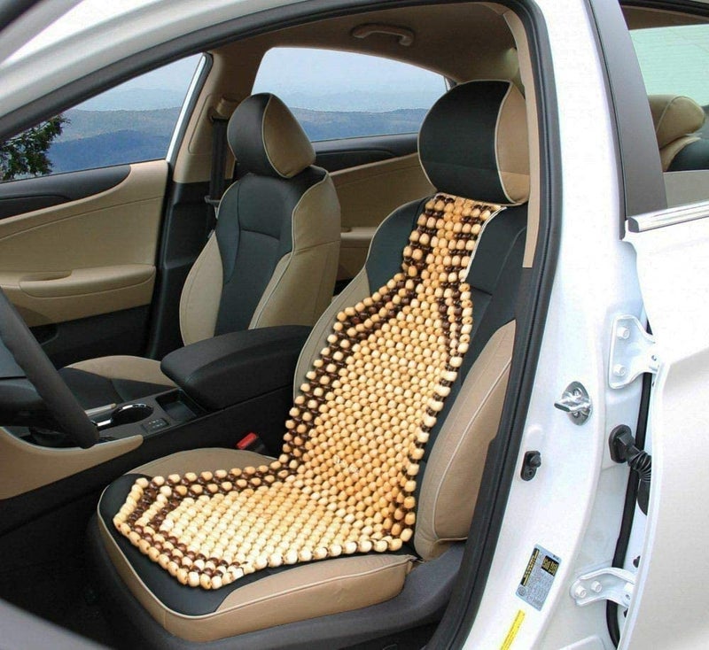 Auto Pearl Car Wooden Bead Seat Cover for - Baleno - Image 2