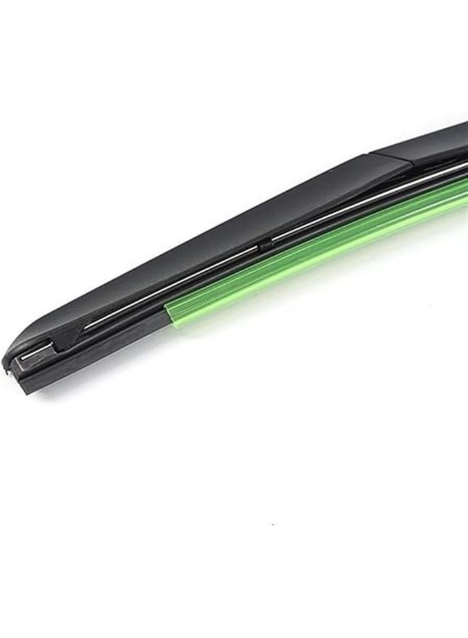 Premium All-Season Windshield Wiper Blade, OEM Quality, Black with Green Edge (26") - Image 2