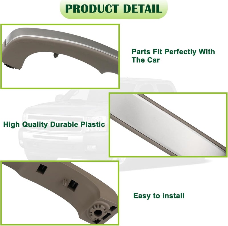 omoZone Interior Door Pull Handle for Chevy Silverado & GMC Sierra - Image 5