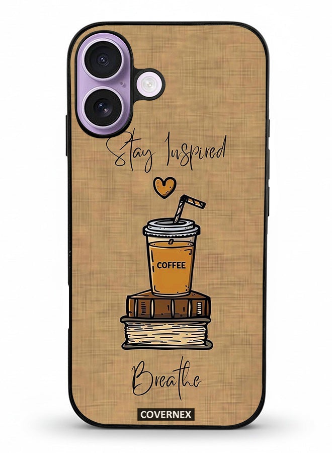 Covernex Apple iPhone 17 Protective Case Cover Printed Featuring Breath And Stay Inspired - Image 2