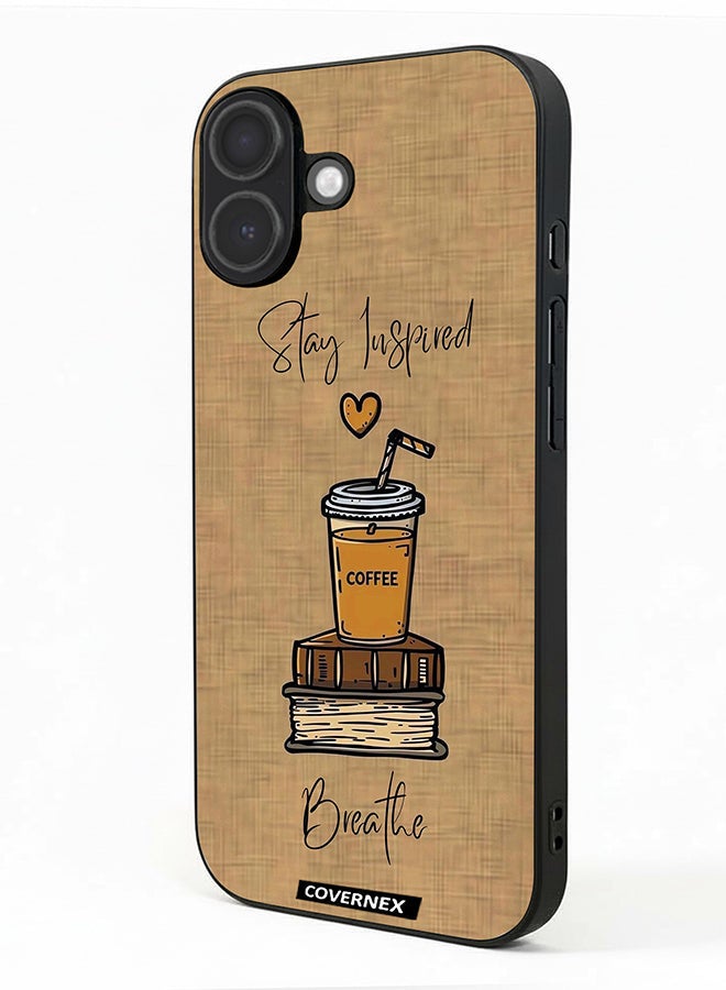 Covernex Apple iPhone 17 Protective Case Cover Printed Featuring Breath And Stay Inspired - Image 1