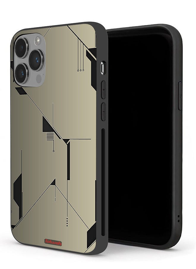 Tolwak Apple iPhone 14 Pro Protective Case Minimalism Abstract Digital Art  - Image 1
