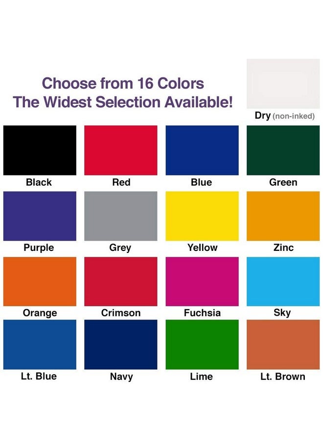 Uimprint Large 5'' x 7'' Felt Rubber Stamp Ink Pad, Dry (No Ink) - Image 4