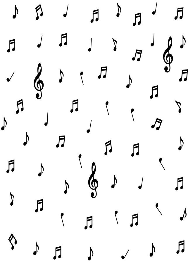 Kasubeso Music Notes Wall Stickers, Peel and Stick Removable DIY Music Notes Party Wall Decorations for Classroom Living Room Music Room Window Music Studio Decor, Black - Image 3
