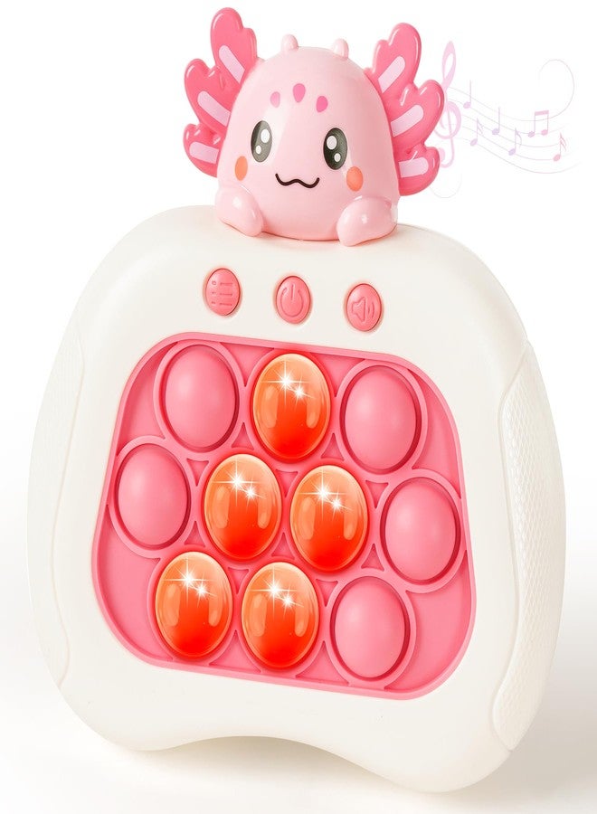 QBvuj Axolotl Popular Push Toys, Quick Push Puzzle Handheld Game Fidget Toys, Fun Popular Sensory Toys, Axolo 3-12-year-old Children's Birthday Gifts Party Favors - Image 1