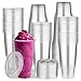 Huaiid 32 oz Clear Plastic Cups with Lids 60 Pack Disposable Party Cups for Coffee Milkshake Wedding Birthday Party Picnics - Image 1