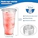 Huaiid 32 oz Clear Plastic Cups with Lids 60 Pack Disposable Party Cups for Coffee Milkshake Wedding Birthday Party Picnics - Image 4