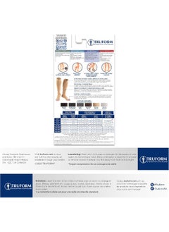 Truform Truform 20-30 mmHg Compression Stocking for Men and Women, Knee High Length, Open Toe  - Image 4