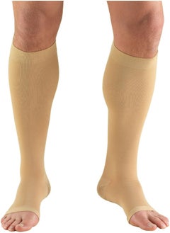 Truform Truform 20-30 mmHg Compression Stocking for Men and Women, Knee High Length, Open Toe  - Image 1
