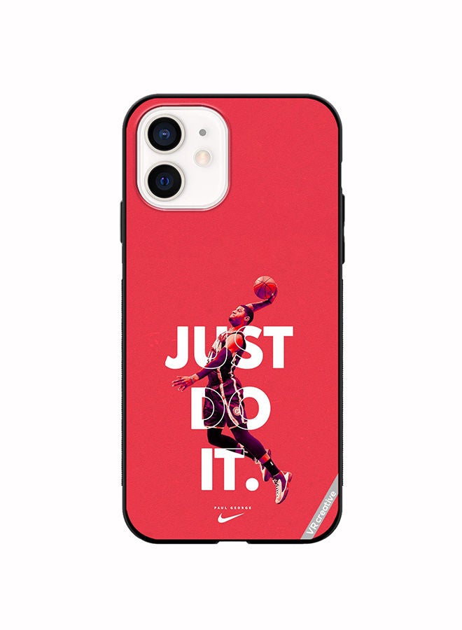 VR CREATIVE Protective Case Cover For Apple iPhone 12 mini Just Do It Paul George Design Multicolour - Image 1