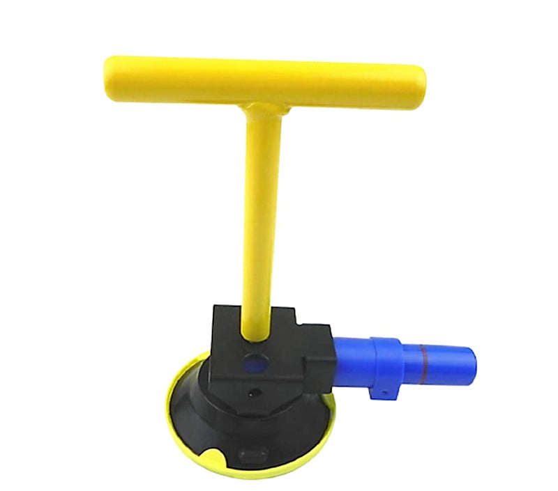 HiYi Car Dent Repair Tools Heavy Duty Suction Cup Dent Puller Handle Hand Pump Auto Body Repair Dent Remover Tool Kit Paintless Dent Puller Kit for Hail Damage Door Dings Repair Yellow