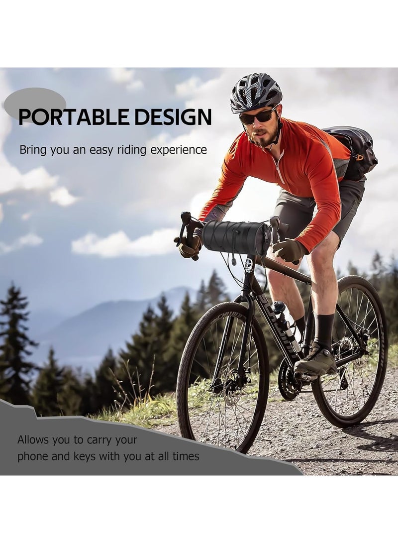 CMGTYYD Cycling Handlebar Bag – Waterproof Bike Bag with 2.5L Capacity, Durable Nylon, Easy Hook-and-Loop Installation, Detachable Design – Perfect for Commuting, Hiking, and Outdoor Cycling  - Image 3