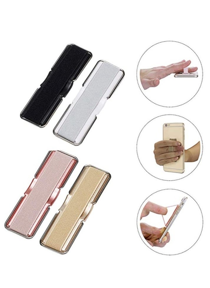 Raxoom 4pcs Elastic Finger Mount for Phone Mobile Phone Grip Holder for Smartphones Tablets (Random Color) - Image 4