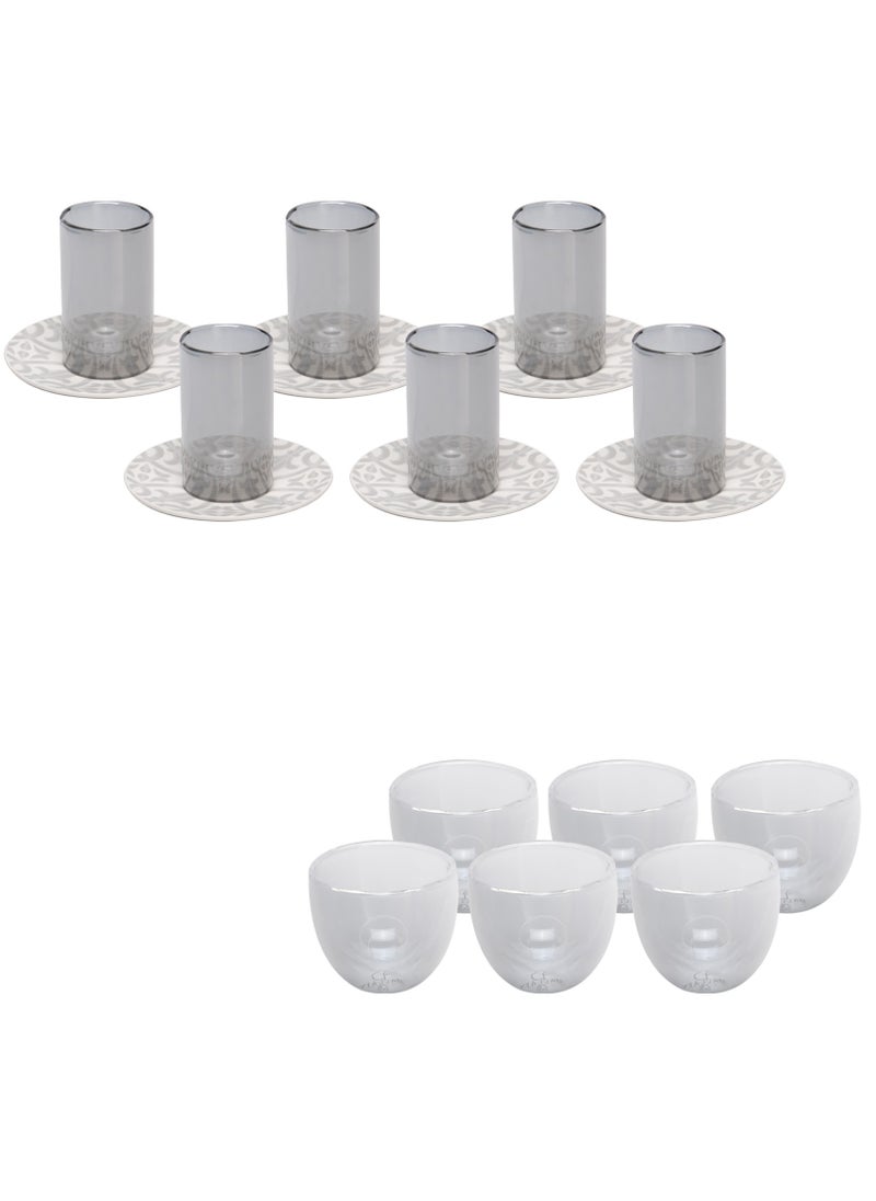 Dallaty 18 Piece Arabic Tea and Coffee Set  - Image 2