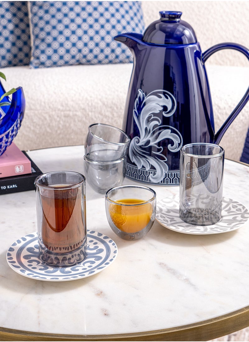Dallaty 18 Piece Arabic Tea and Coffee Set  - Image 3