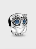 PANDORA Sparkling Owl Charm