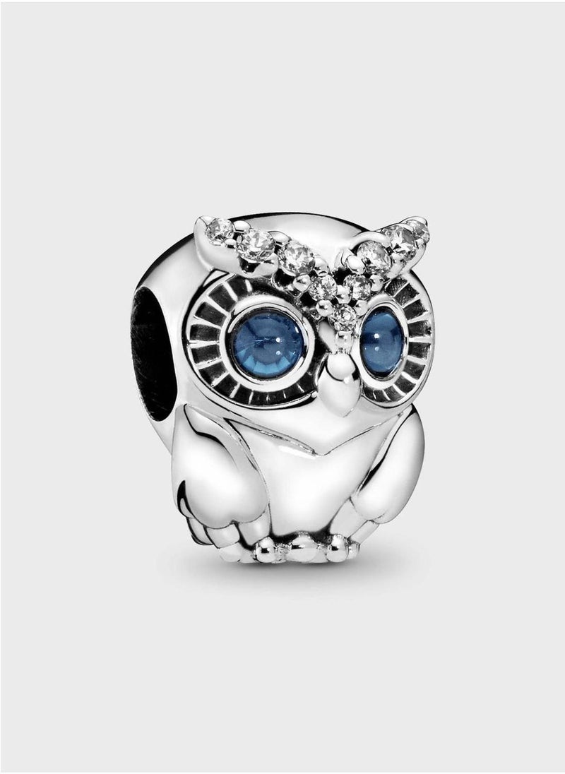 PANDORA Sparkling Owl Charm - Image 1