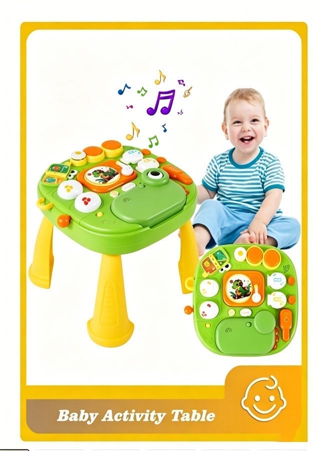 Bukela Toddler Learning Table Toys, Dinosaur Musical Activity Center - The Perfect Gift for 1 2 3 Year Old Boys & Girls - Image 1