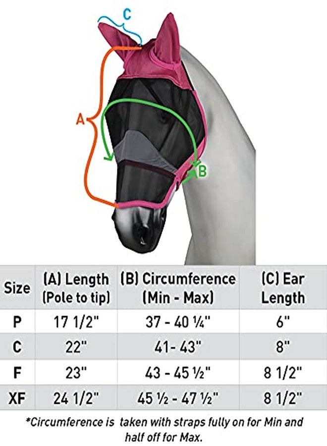 هورز قناع ذباب هورز مع واقي للأنف - أسود - هورس - Image 2