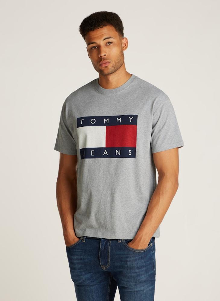 TOMMY JEANS Graphic Logo Crew Neck T-Shirt  - Image 1
