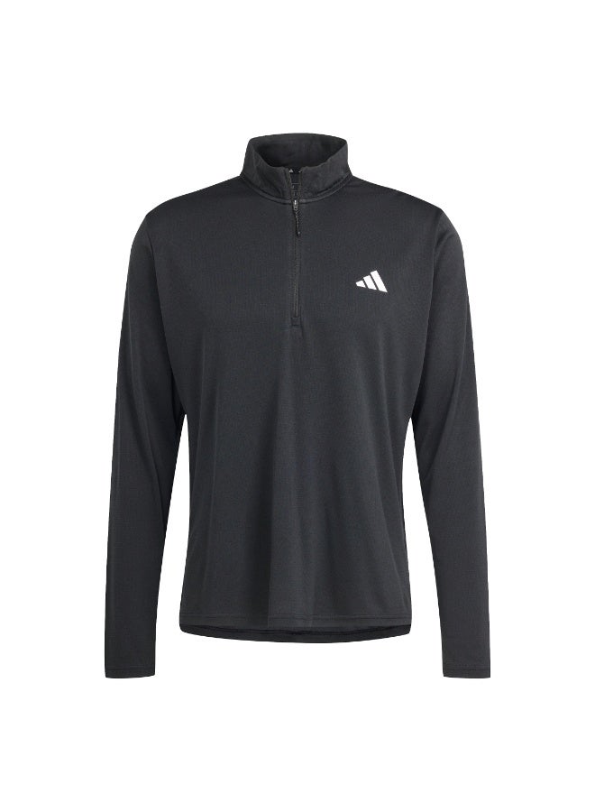 اديداس تيشيرت بأكمام طويلة Train Essentials Training 1/4-Zip - Image 1