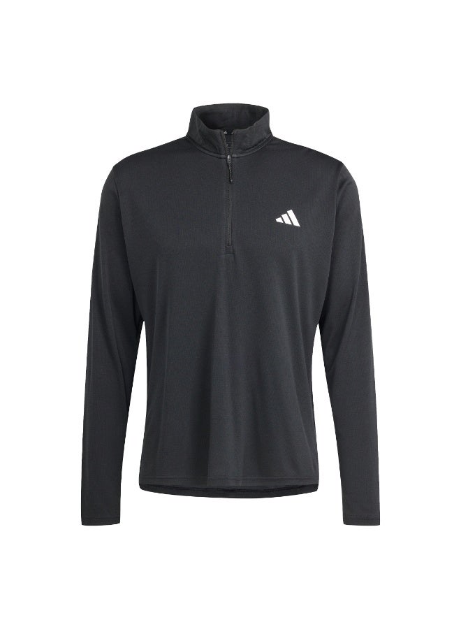 اديداس تيشيرت بأكمام طويلة Train Essentials Training 1/4-Zip - Image 2
