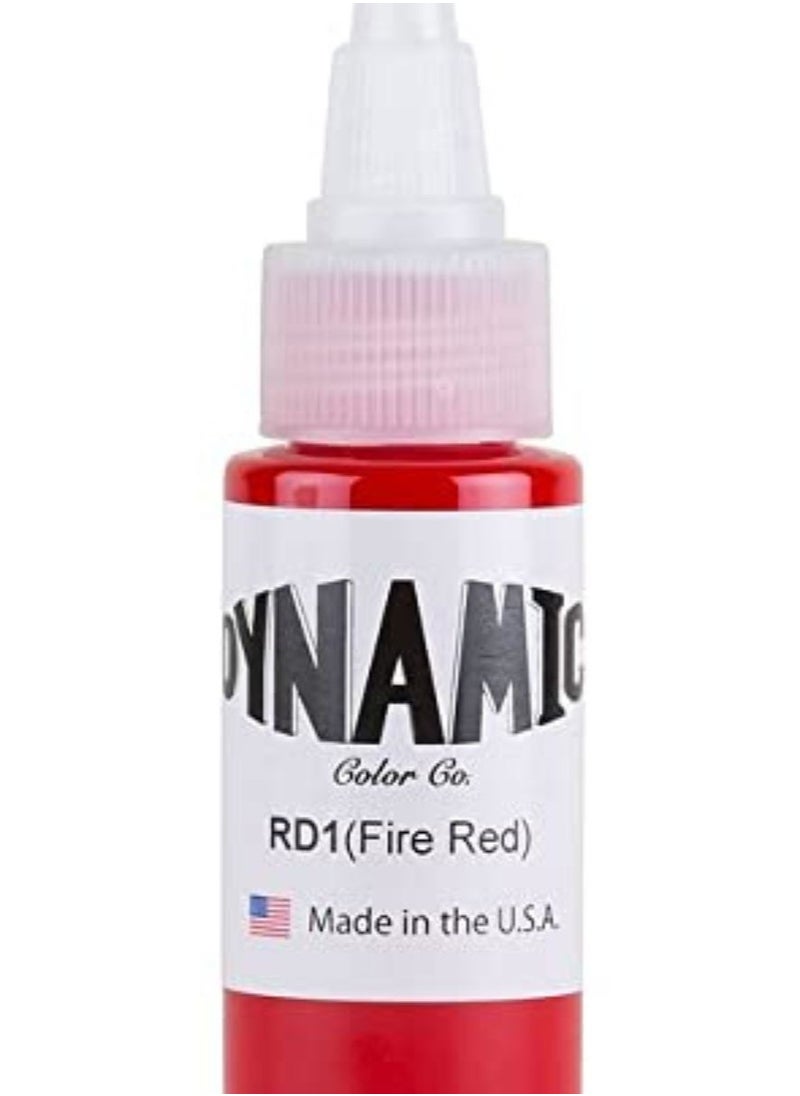 Dynamic - Tattoo Ink Fire Red 1oz - Image 1