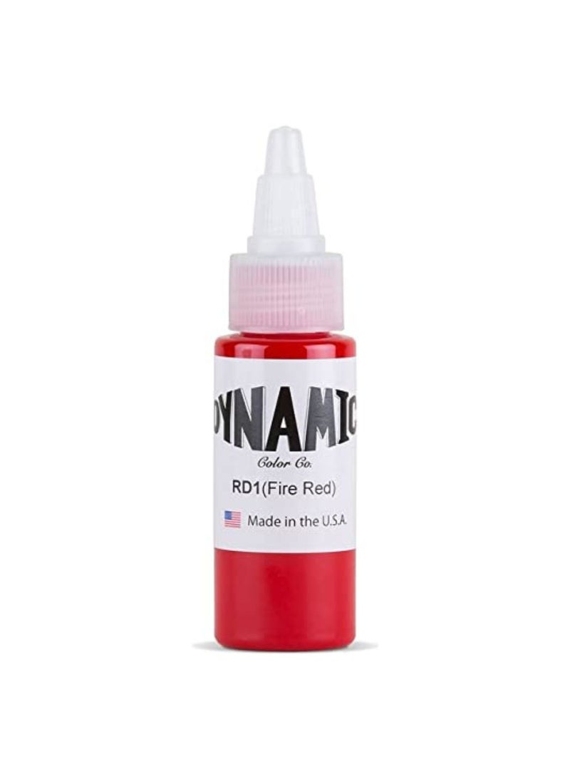 Dynamic - Tattoo Ink Fire Red 1oz - Image 1