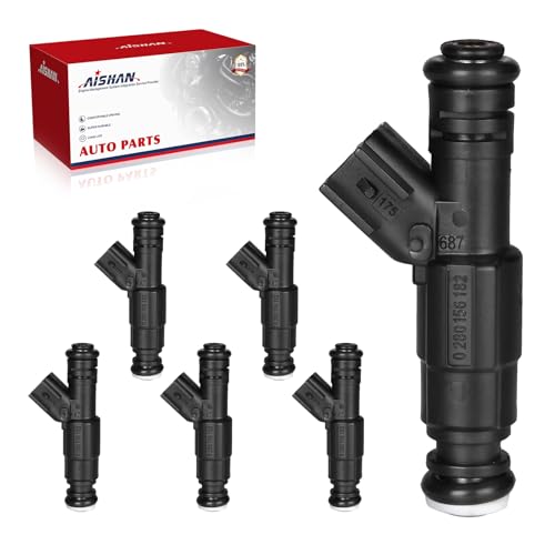 AISHAN 6PCS Fuel Injectors 4 Holes Compatible with Chevy Equinox LS LT 2005 2006 2007 2008 2009 LTZ 2008 2009 V6 34L for Pontiac Torrent Base 20062009 V6 34L Replace 0280156182 89017615 FJ704 - Image 1