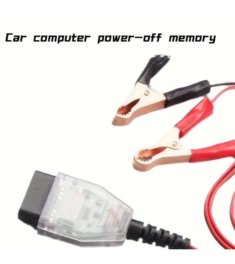 أداة استبدال بطارية السيارة بدون بطارية مع محول OBD II جهاز اختبار وشاحن محمول لجميع المركبات الحفاظ على بيانات الكمبيوتر onboard تصميم مضغوط للميكانيكيين DW550 - Image 5