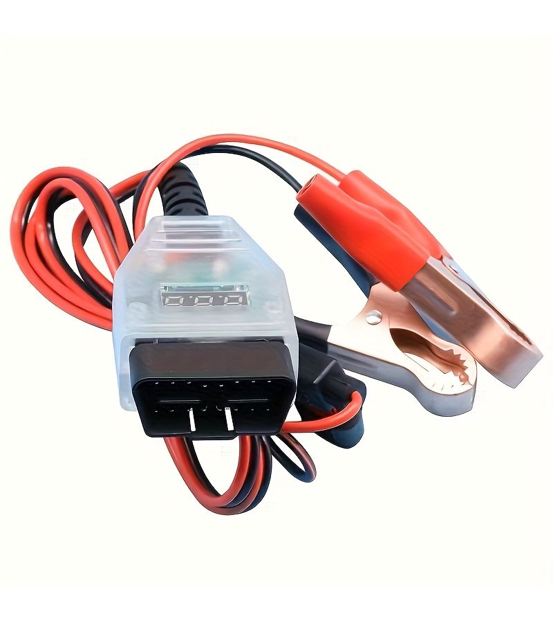 أداة استبدال بطارية السيارة بدون بطارية مع محول OBD II جهاز اختبار وشاحن محمول لجميع المركبات الحفاظ على بيانات الكمبيوتر onboard تصميم مضغوط للميكانيكيين DW550 - Image 1