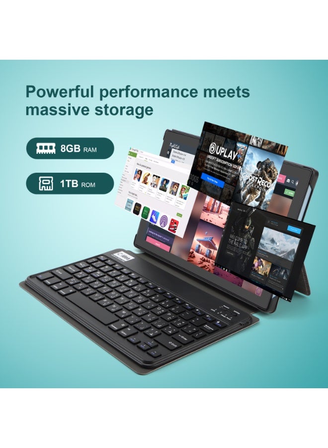 C idea 10.1 Inches Android Tablet PC 8GB RAM 1TB ROM Sim Support Dual Camera - Image 5