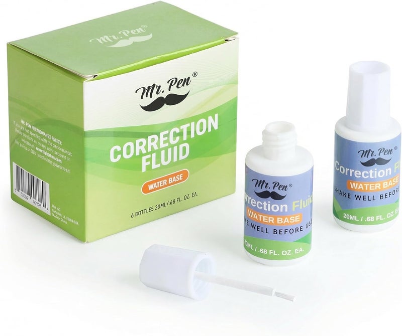 Mr. Pen - Correction Fluid, Pack of 6, Liquid Paper Correction Fluid - Image 5