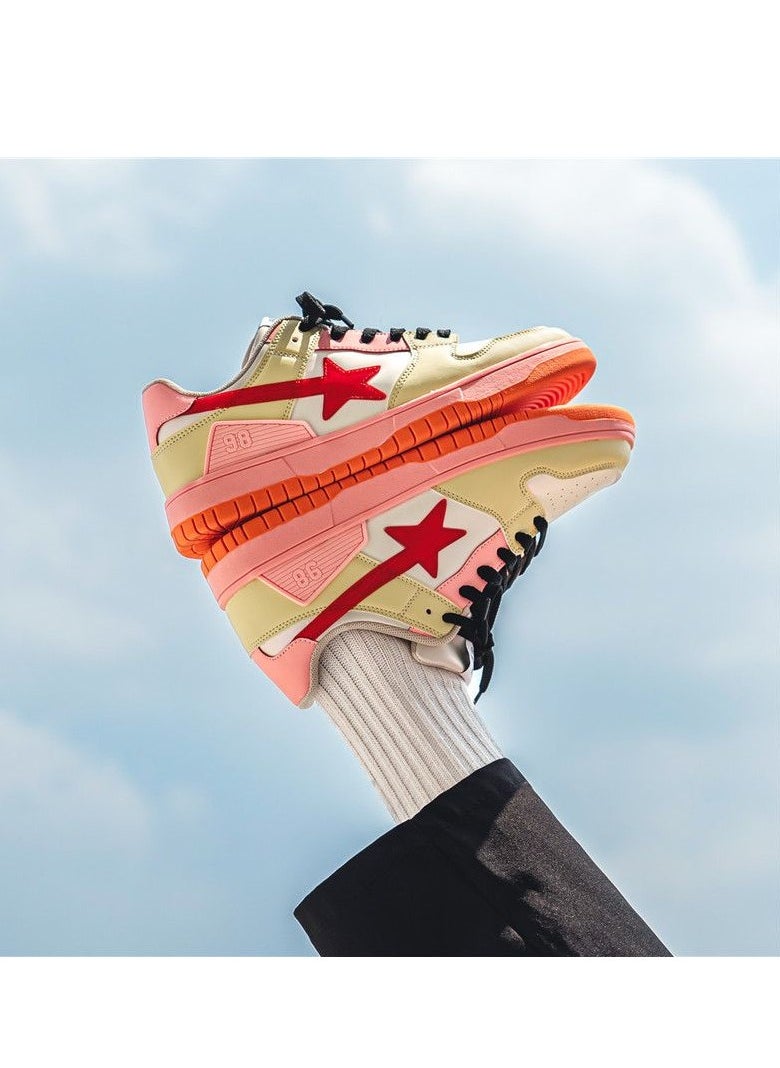 KUYING - New Fashion Trend Men's Board Shoes Gradient Low Top Sports Shoes - Image 1