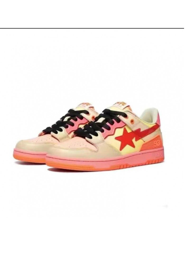 KUYING - New Fashion Trend Men's Board Shoes Gradient Low Top Sports Shoes - Image 1