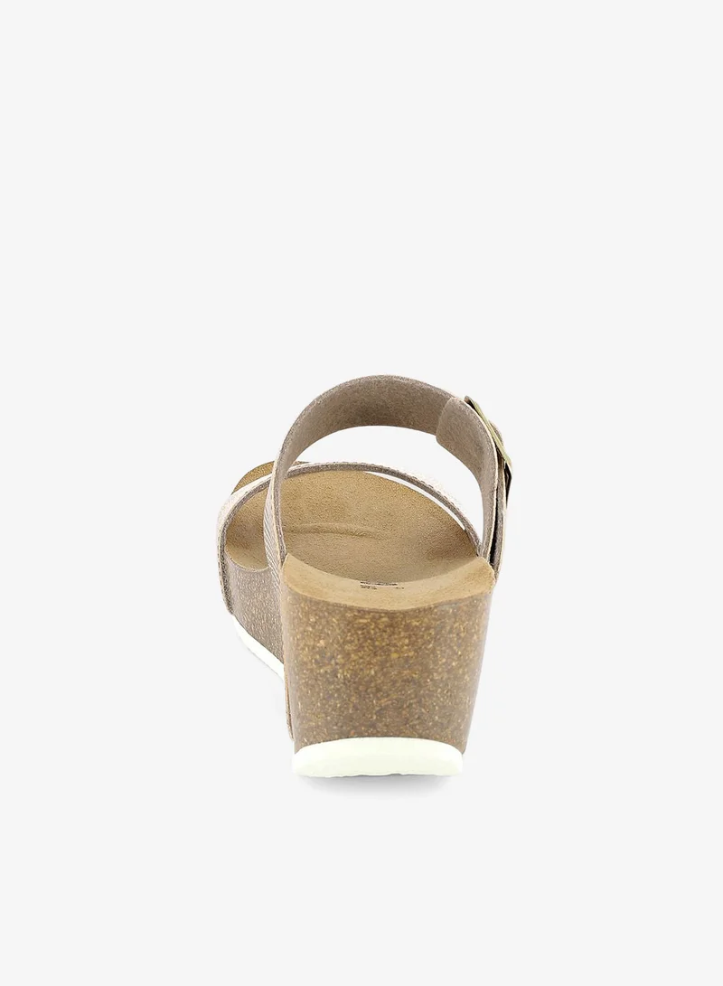 BAYTON Newcastle Double Strap Wedge Sandals