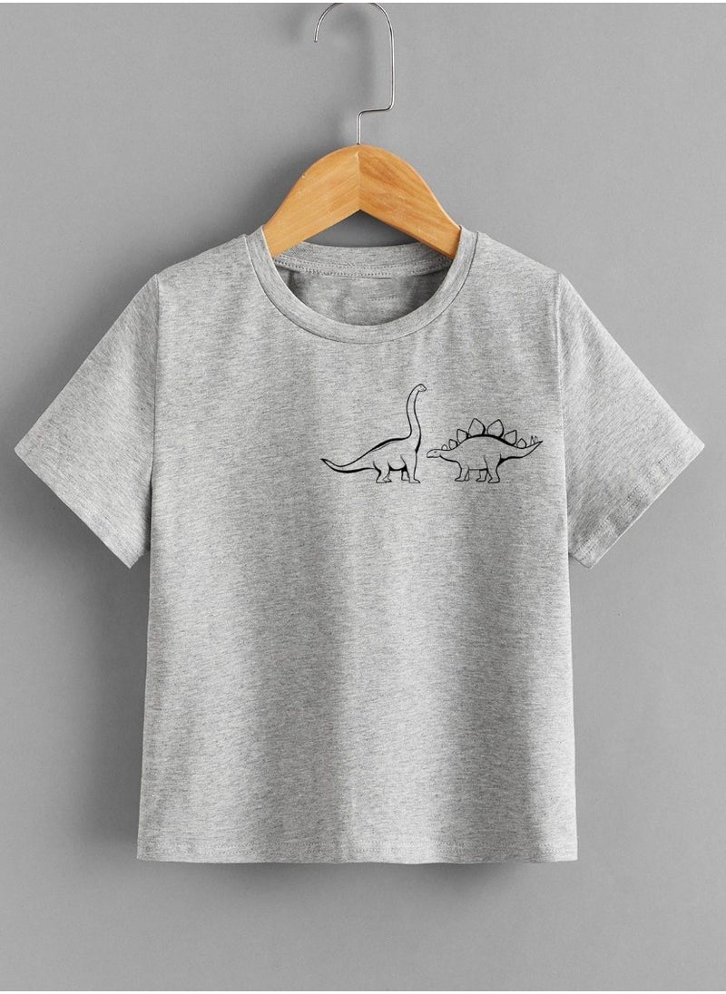 Mesery - Mesery T- Shirts - For Boy - Printed-Grey - Image 1