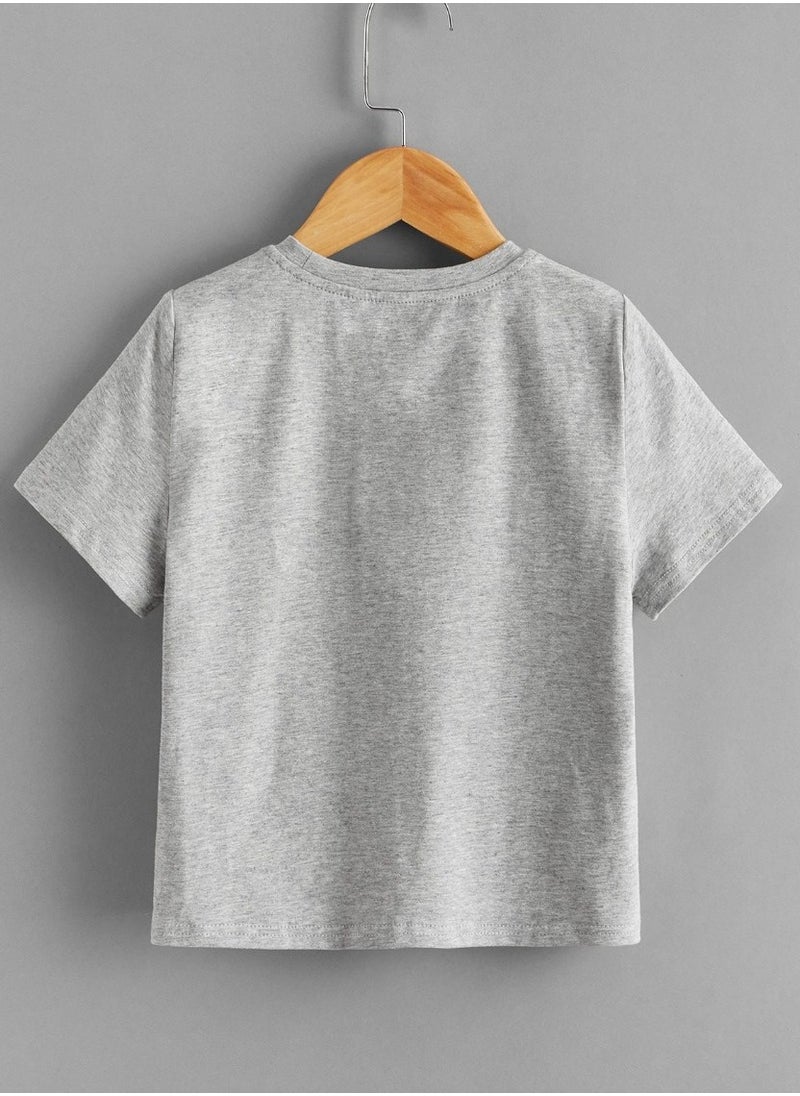 Mesery - Mesery T- Shirts - For Boy - Printed-Grey - Image 1