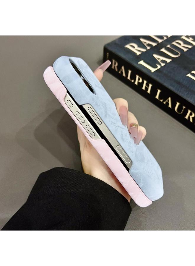 S-TOP Case For iPhone 16 Plus Velvet Leather PC Half Coverage Phone Case - Image 3