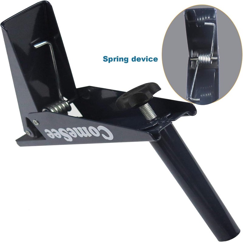 Comesee Professional Ping Pong Net Clip on Easy, Table Tennis Net and Post Set with Spring Activated Clamp, Thick Base Grip, Precision Tension Height Adjustment (Navy) - Image 4