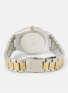 Royale Mega Round Shape Analog Wrist Watch RE158 J - 40mm - Silver Gold  - Image 2