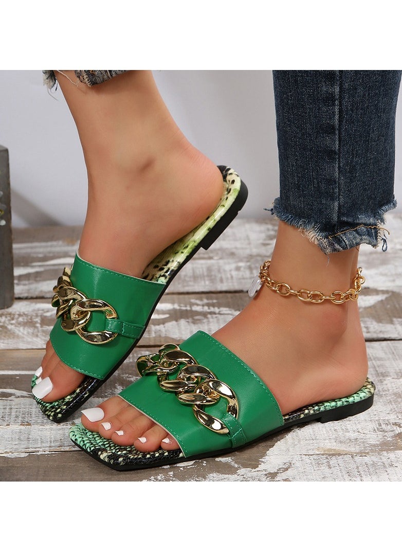 KUYING - Summer Fashion Flat Sandals - Image 1