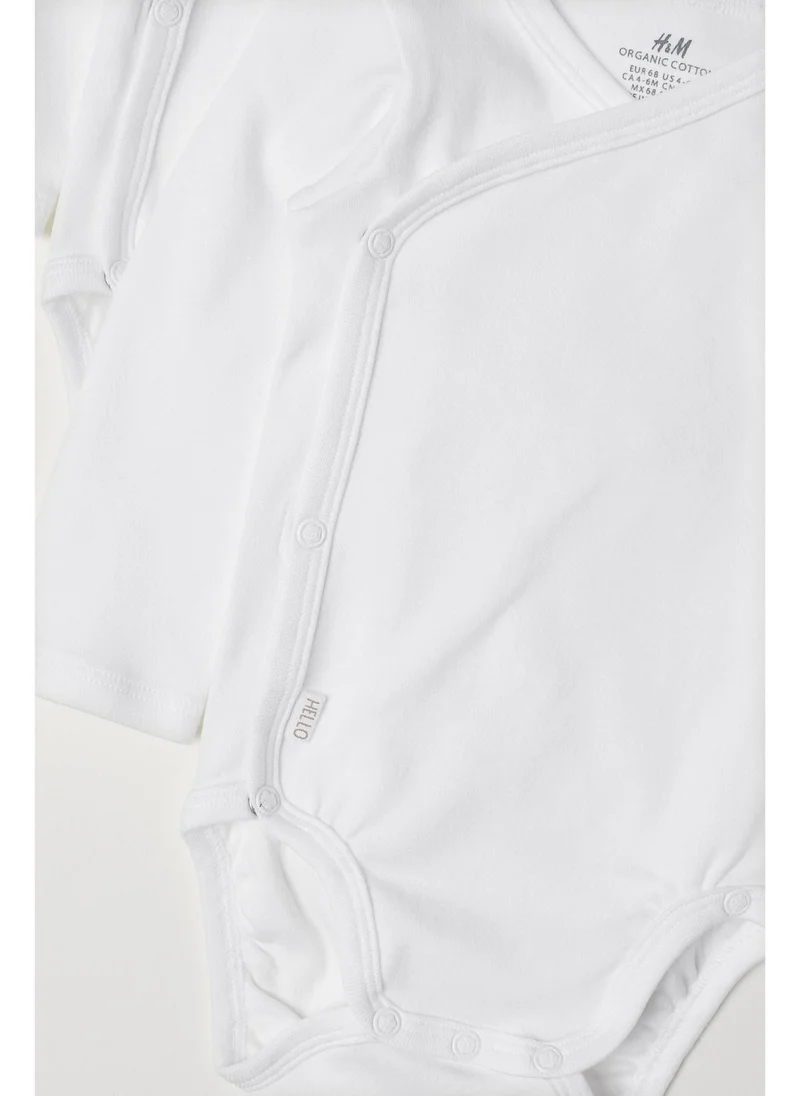 H&M 2-pack long-sleeved bodysuits