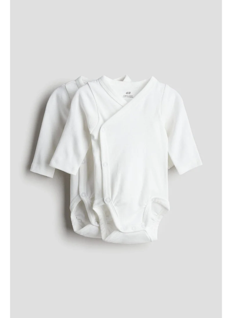 H&M 2-pack long-sleeved bodysuits