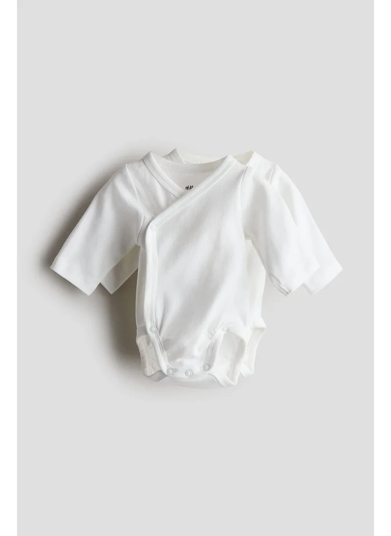 H&M 2-pack long-sleeved bodysuits