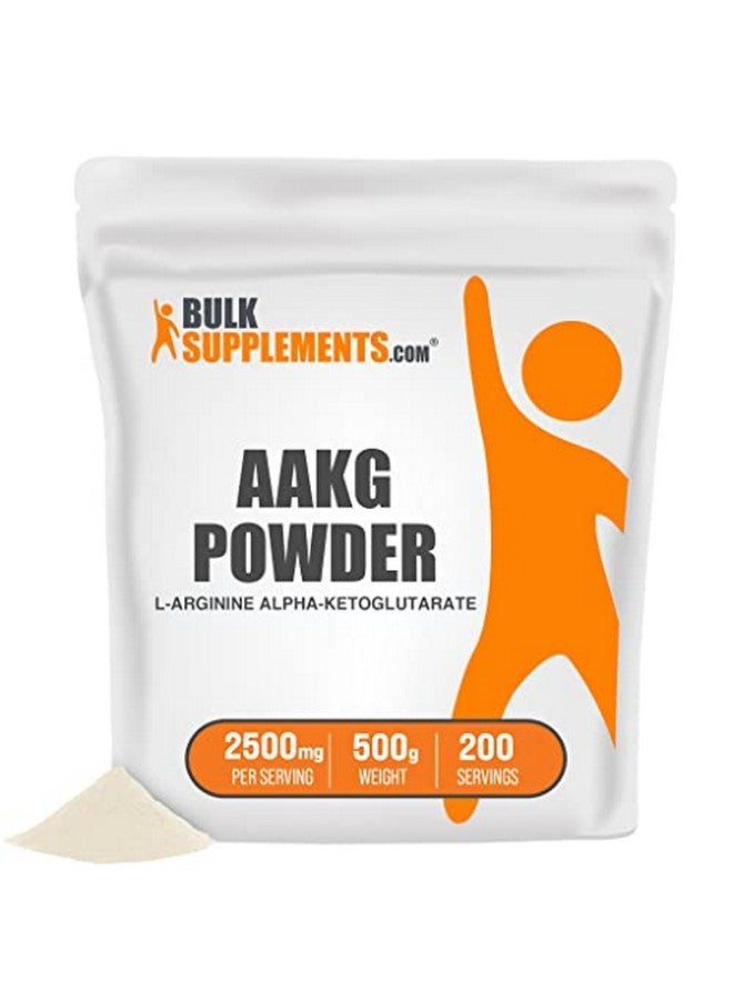 BULKSUPPLEMENTS.COM Aakg Powder Arginine Alphaketoglutarate Nitric Oxide Supplement Unflavored Gluten Free 2500Mg Per Serving 200 Servings 500 Grams 11 Lbs - Image 1