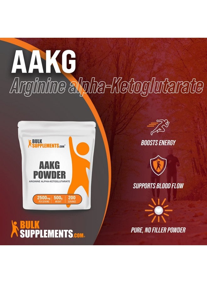 BULKSUPPLEMENTS.COM Aakg Powder Arginine Alphaketoglutarate Nitric Oxide Supplement Unflavored Gluten Free 2500Mg Per Serving 200 Servings 500 Grams 11 Lbs - Image 2