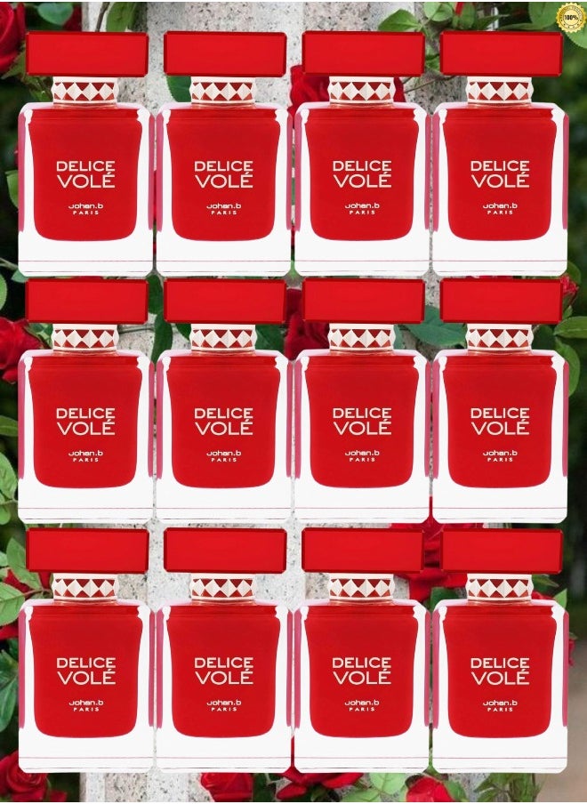 Johan.B Paris 12 Pieces Delice Vole Johan B Paris Perfume EDP 85ML  - Image 1
